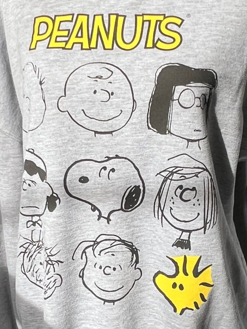 Peanuts Vintage Crewneck "Many Faces" Sweatshirt